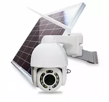 Беспроводная автономная поворотная 4G камера 2Мп с солнечной панелью на 60Вт Ps-Link SBM60W20